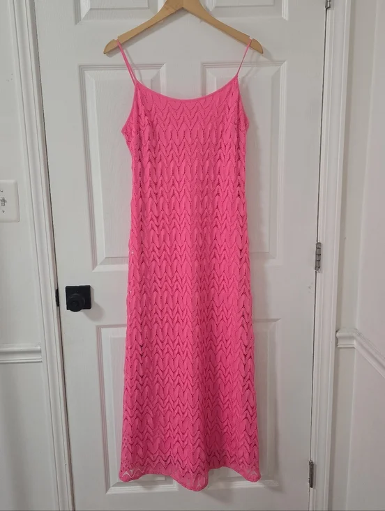Lilly Pulitzer Pink Avalon Maxi Dress Size M - Picture 2 of 6